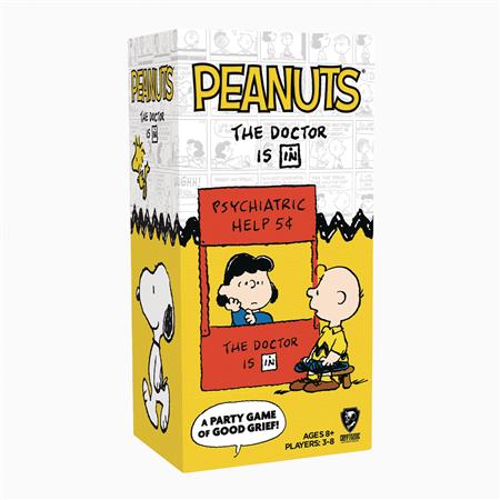 PEANUTS THE DOCTOR IS IN CARD GAME