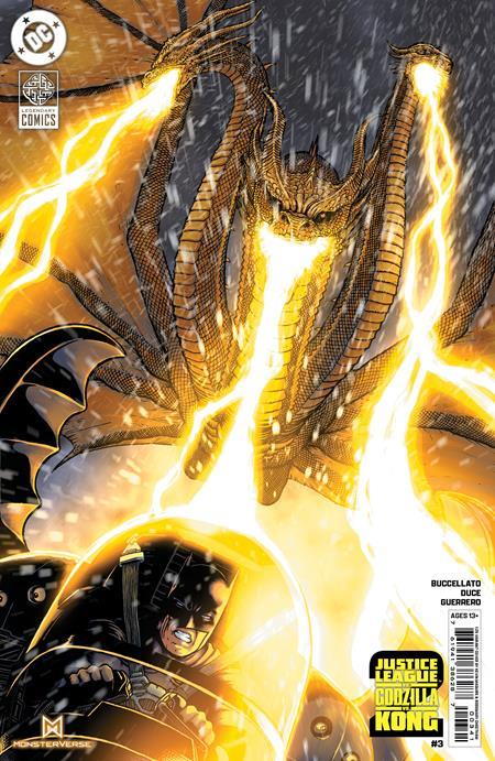 JUSTICE LEAGUE VS GODZILLA VS KONG 2 #3 (OF 7) CVR D INC 1:25 KEVIN MAGUIRE CARD STOCK VAR