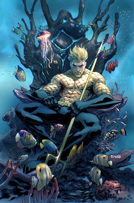 AQUAMAN #8 CVR D INC 1:25 TIRSO CARD STOCK VAR