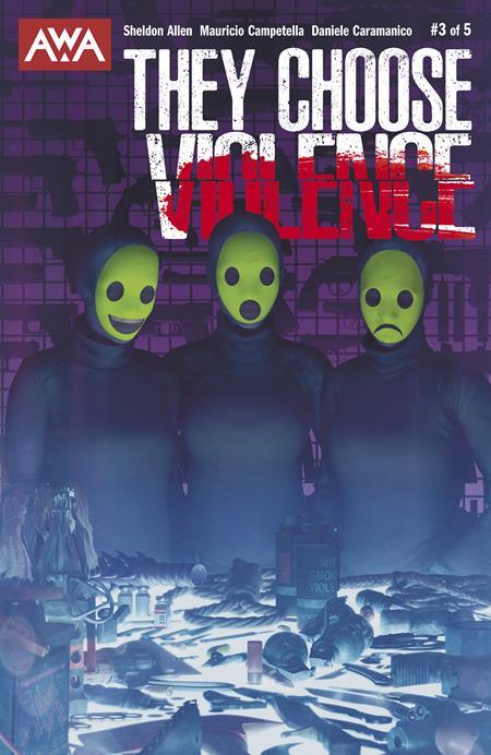 THEY CHOOSE VIOLENCE #3 (OF 5) CVR A RAZZAH (MR)