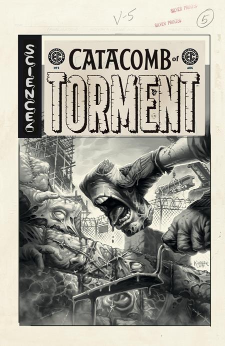 EC CATACOMB OF TORMENT #2 CVR D INC 1:20 LUKAS KETNER B&W ARTIST EDITION VAR