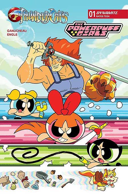 THUNDERCATS POWERPUFF GIRLS #1 CVR B COLEMAN ENGLE VAR-Previously APR250011