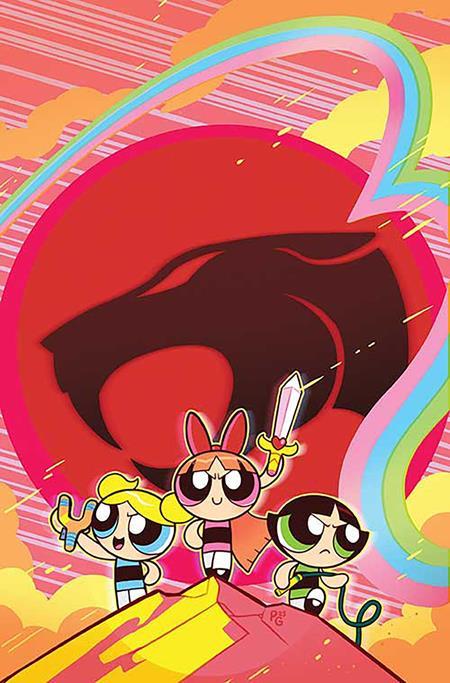 THUNDERCATS POWERPUFF GIRLS #1 CVR G PAULINA GANUCHEAU METAL PREMIUM VAR-Previously APR250016
