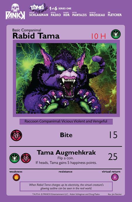 TAMA #1 (OF 6) Second Printing Cvr B Jim Fletcher Vicious Violent and Vengeful Tama Var