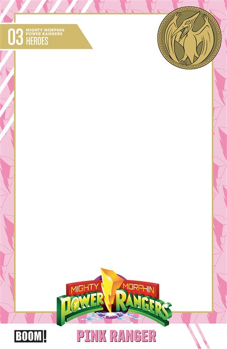 MIGHTY MORPHIN POWER RANGERS (2026) #3 D TRADING CARD BLANK SKETCH VARIANT