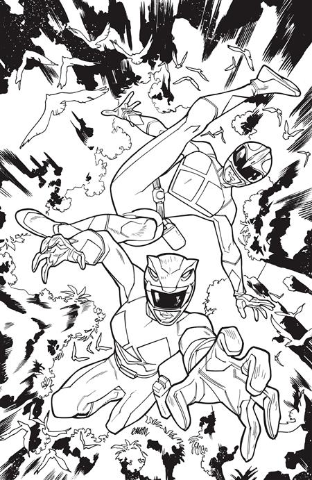 MIGHTY MORPHIN POWER RANGERS (2026) #3 H 1:25 INCV VARIANT (FULL ART BALÁM)
