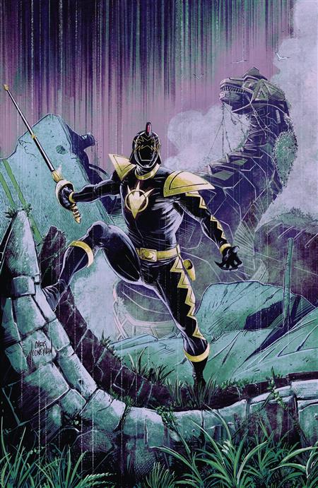 POWER RANGERS GREEN #1 C TOMMY OLIVER CARD STOCK CONNECTING VARIANT (DRESSED MOONEYHAM)
