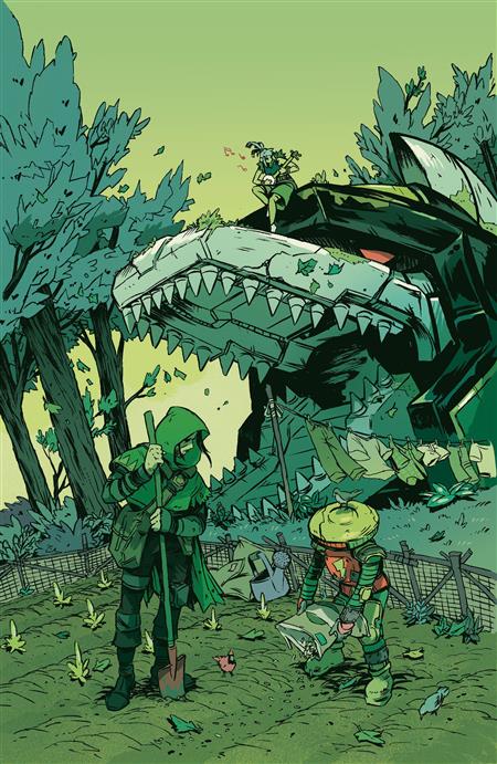 POWER RANGERS GREEN #1 I 1:25 INCV VARIANT (FULL ART ONO)