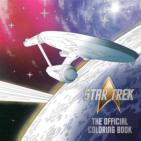 STAR TREK THE OFFICIAL COLORING BOOK TP