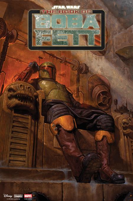 STAR WARS THE BOOK OF BOBA FETT #1 E.M. GIST VARIANT