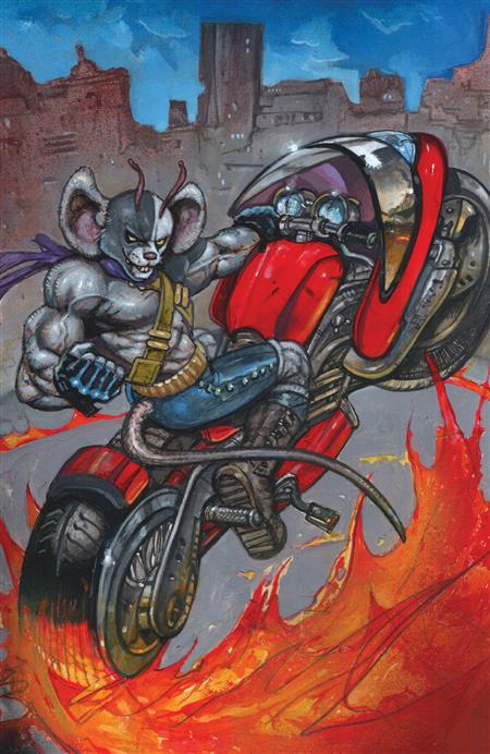 BIKER MICE FROM MARS SCORCH #1 CVR G INC 1:50 SIMON BISLEY FULL ART VAR