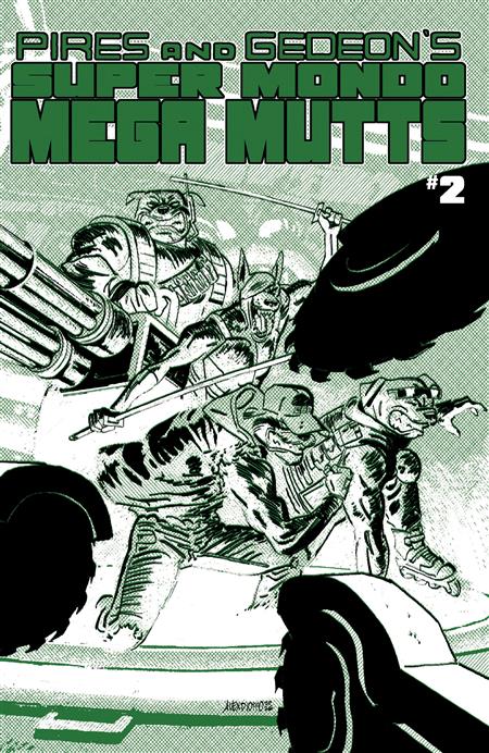 SUPER MONDO MEGA MUTTS #2 CVR B ALEX DIOTTO HOMAGE VAR
