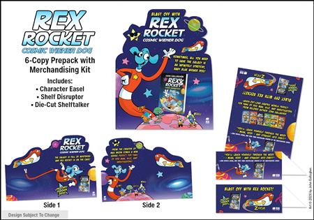 REX ROCKET COSMIC WIENER DOG 6-COPY PREPACK WITH MERCHANDISING KIT