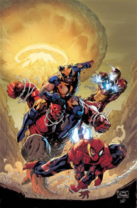 AVENGERS ARMAGEDDON #1 RYAN STEGMAN RATIO VIRGIN 2ND PRINTING VARIANT[1:25]