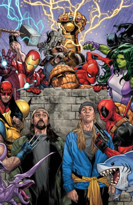 JAY & SILENT BOB JAYS OF FUTURE PAST #1 MARCO CHECHHETTO RATIO VIRGIN 2ND PRINTING VARIANT[1:25]