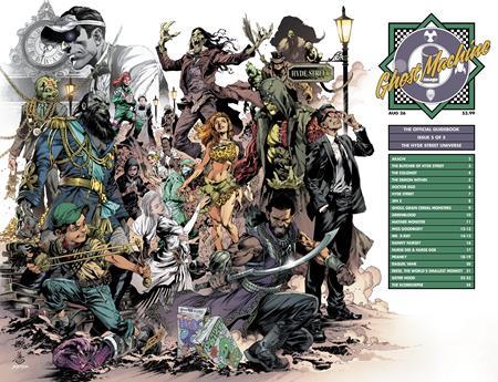 GHOST MACHINE THE OFFICIAL GUIDEBOOK #5 (OF 5) CVR C IVAN REIS & DANNY MIKI WRAPAROUND VAR