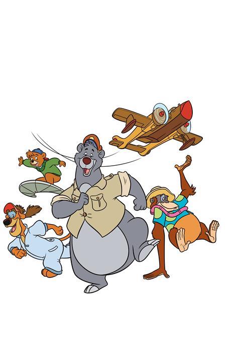 TALESPIN #1 CVR O INC 1:25 ANIMATION ART VIRGIN VAR