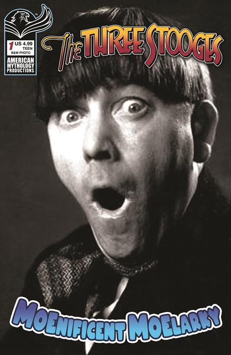 THREE STOOGES MAGNIFICENT MOELARKY #1 CVR C B&W PHOTO VAR