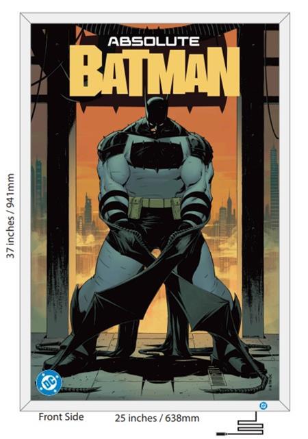 DC LIGHT UP POSTER FRAME WITH THREE ABSOLUTE ACETATE POSTERS (NET)