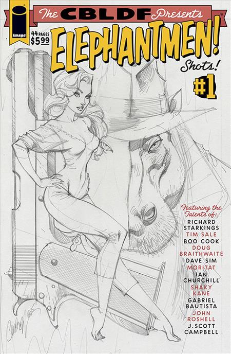 LIBERTY COMICS PRESENTS ELEPHANTMEN SHOTS #1 J SCOTT CAMPBELL COVER A (MR)