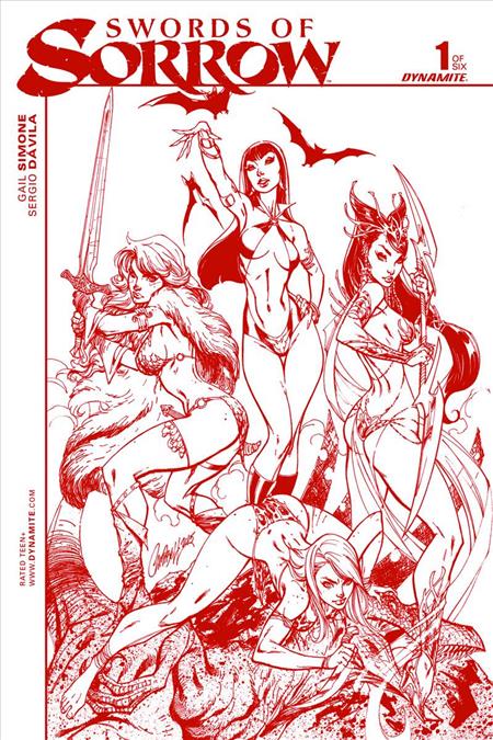 SWORDS OF SORROW #1 (OF 6) 50 COPY CAMPBELL BLOOD INCV (Net)