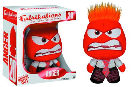 FABRIKATIONS INSIDE OUT ANGER SOFT SCULPT PLUSH FIG (C: 1-1-