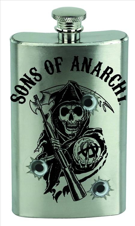 SONS OF ANARCHY LOGO FLASK (C: 1-1-1)