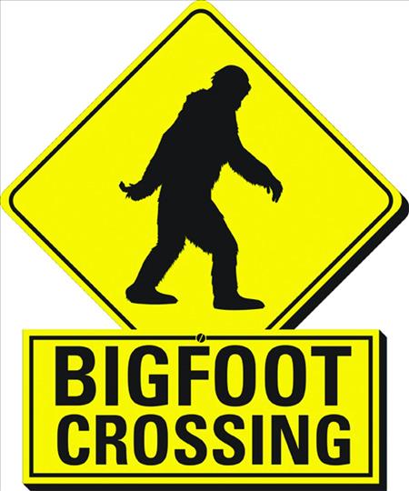 BIGFOOT CROSSING MAGNET (C: 1-1-2)