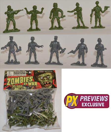 ZOMBIES AT WAR PX FIG 35-CT BAG (Net) (O/A)