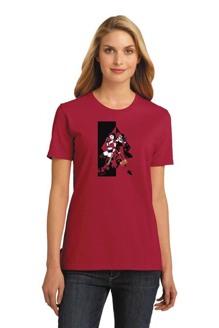 HARLEY QUINN TWINS WOMENS T/S LG (C: 1-1-2)