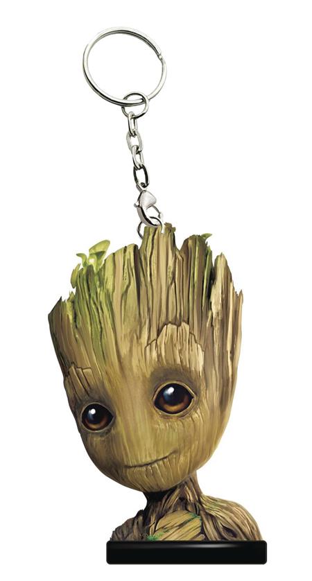 GUARDIANS OF THE GALAXY VOL2 GROOT HEAD KEYCHAIN (C: 1-1-2)