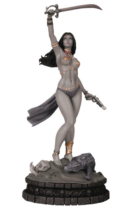 WOMEN DYNAMITE DEJAH THORIS STATUE B&W DIAMOND EYE