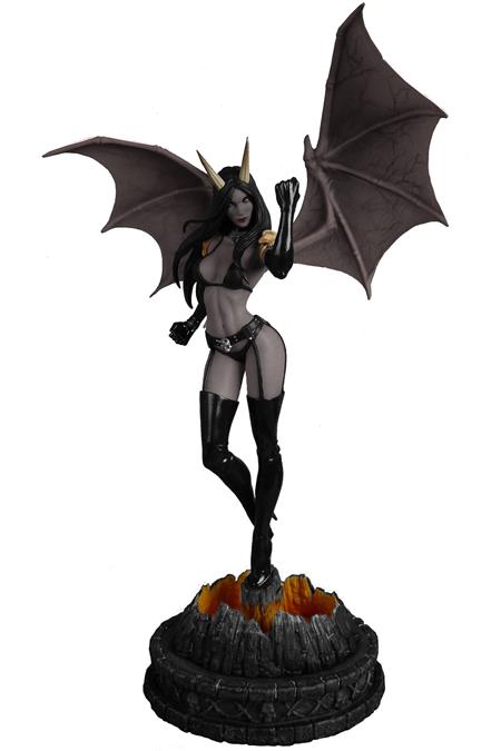 WOMEN DYNAMITE PURGATORI STATUE B&W DIAMOND EYE