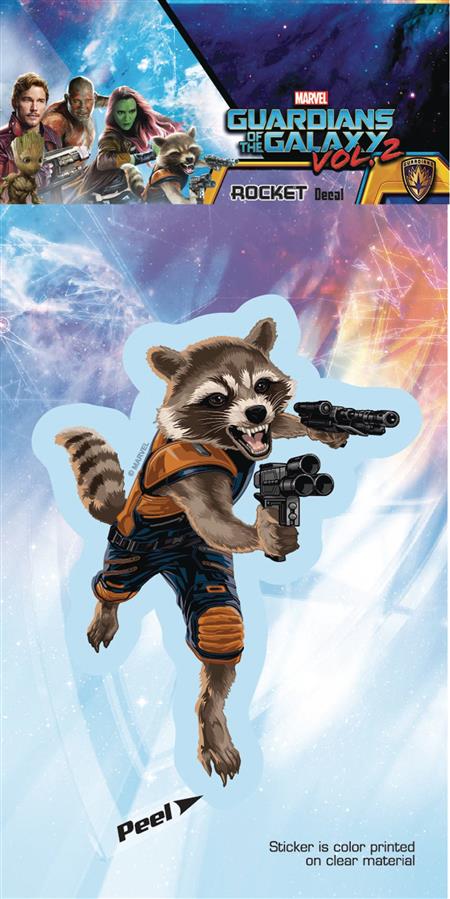 GUARDIANS OF THE GALAXY VOL2 ROCKET DECAL (C: 1-1-0)