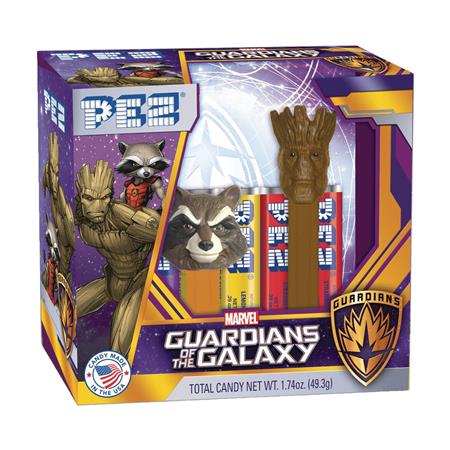 PEZ GOTG GROOT AND ROCKET RACOON 2PK 12PC BLISTER DIS (Net)