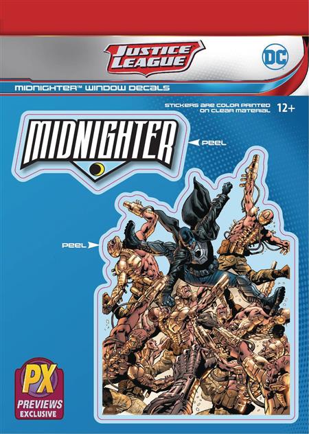 DC COMICS MIDNIGHTER PX VINYL DECAL (C: 1-1-0)