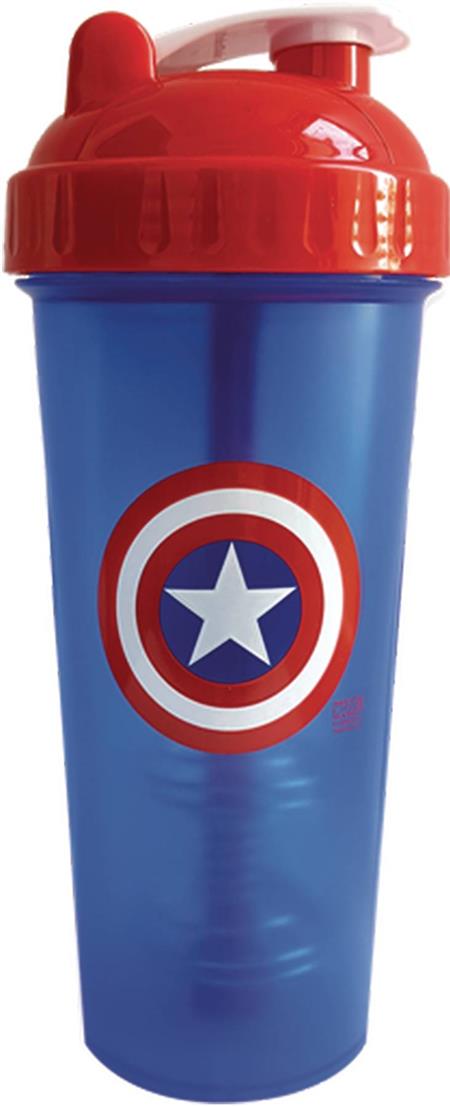 PERFECT-SHAKER MARVEL CAPTAIN AMERICA 28OZ BOTTLE (C: 1-0-2)