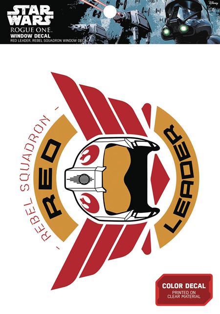 STAR WARS RED LEADER WINGS REBEL SQUADRON WINDOW DECAL (C: 1