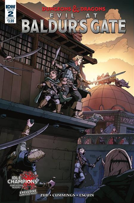 DUNGEONS & DRAGONS EVIL AT BALDURS GATE #2 CVR B CUMMINGS