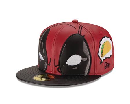 DEADPOOL THINKING ABOUT TACOS 5950 FITTED CAP 7 1/8 (C: 1-1-