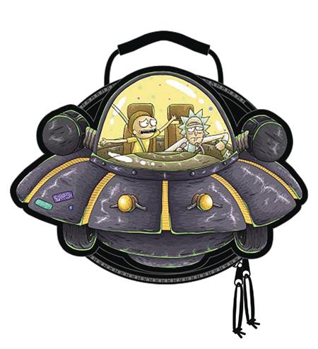 RICK AND MORTY SPACESHIP DIE CUT LUNCH BOX (C: 1-1-2)
