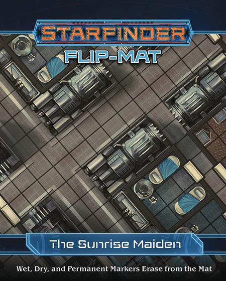 STARFINDER RPG FLIP MAT STARSHIP SUNRISE MAIDEN (C: 0-0-1)