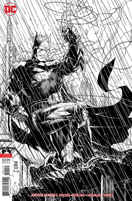 JUSTICE LEAGUE #1 LEE INKS