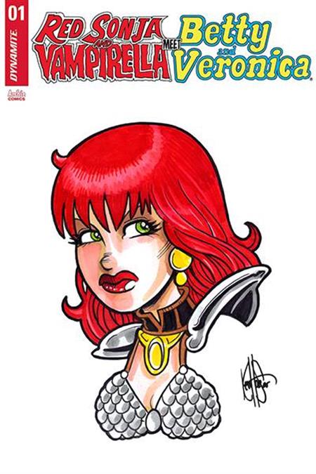 RED SONJA VAMPIRELLA BETTY VERONICA #1 RED SONJA RMRK (C: 0-