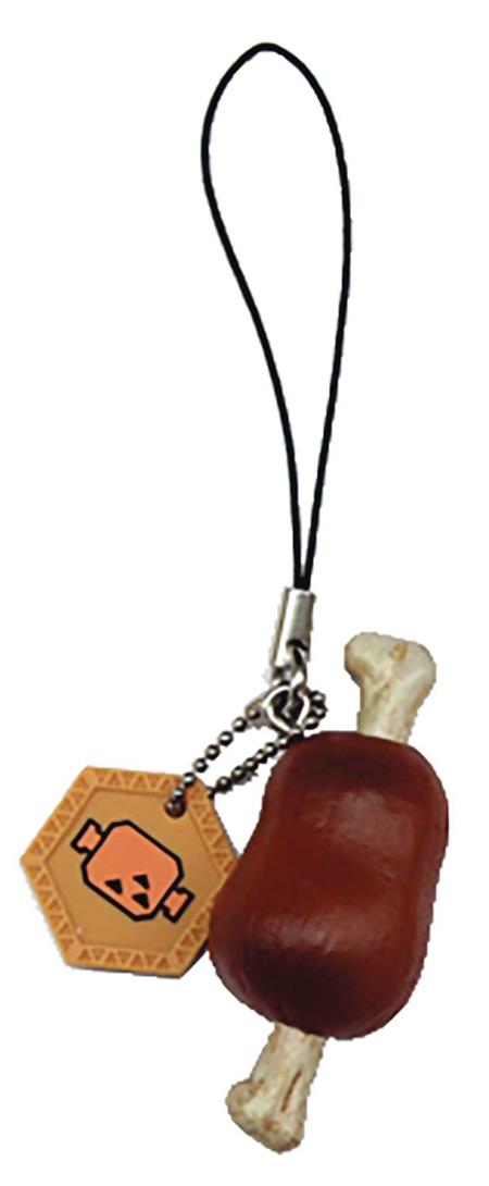 MONSTER HUNTER ITEM MASCOT WELL-DONE STEAK PVC KEYCHAIN (C: