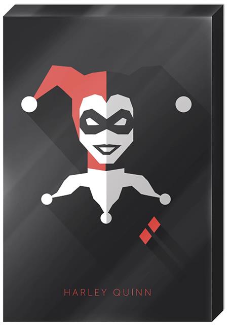 DC HEROES HARLEY QUINN HIGH GLOSS 13X19 IN CANVAS WALL ART (