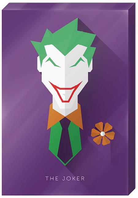 DC HEROES JOKER HIGH GLOSS 13X19 IN CANVAS WALL ART (C: 1-1-