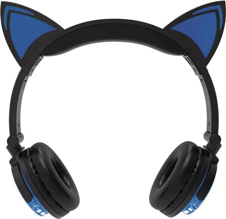 HYPE WIRELESS LED CAT EAR HEADPHONES BLUE (C: 0-0-1)