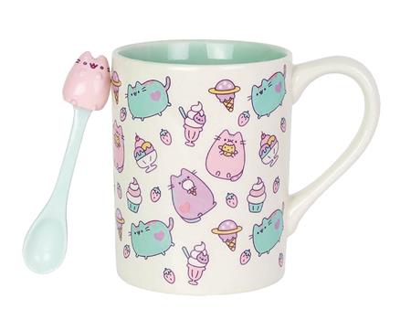 OUR NAME IS MUD PUSHEEN MUG WITH SPOON SET (C: 1-1-2)