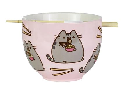 OUR NAME IS MUD PUSHEEN RAMEN BOWL WITH CHOPSTICKS (C: 1-1-2